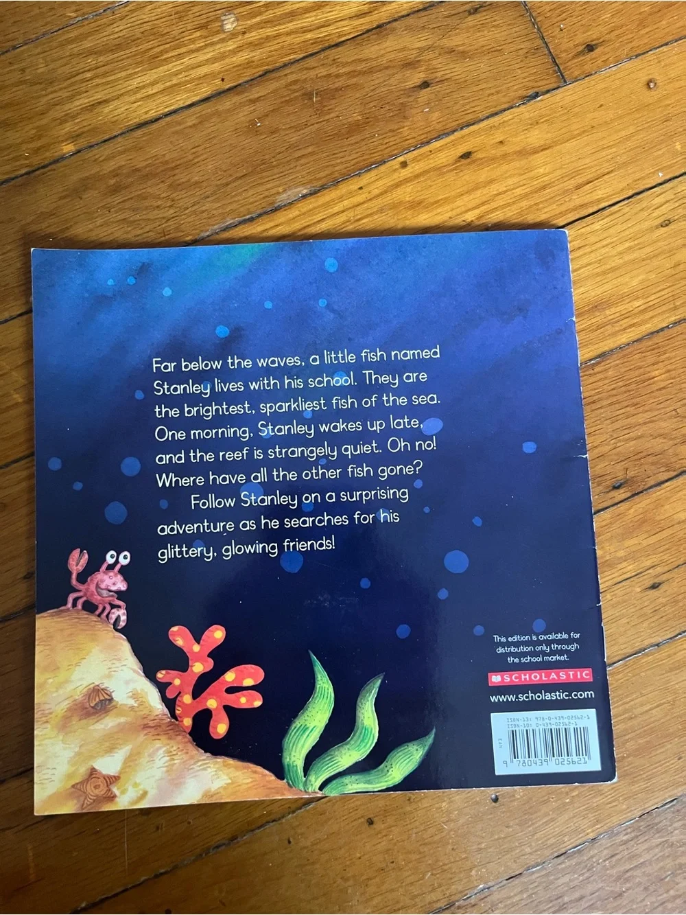 Scholastic The Bravest Fish Picture Book — Orange & Blue Cover